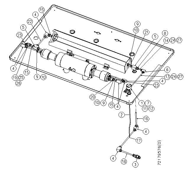 KIT, HIGH PRESSURE WATER ASSEMBLY, 3 Liter Attenuator
