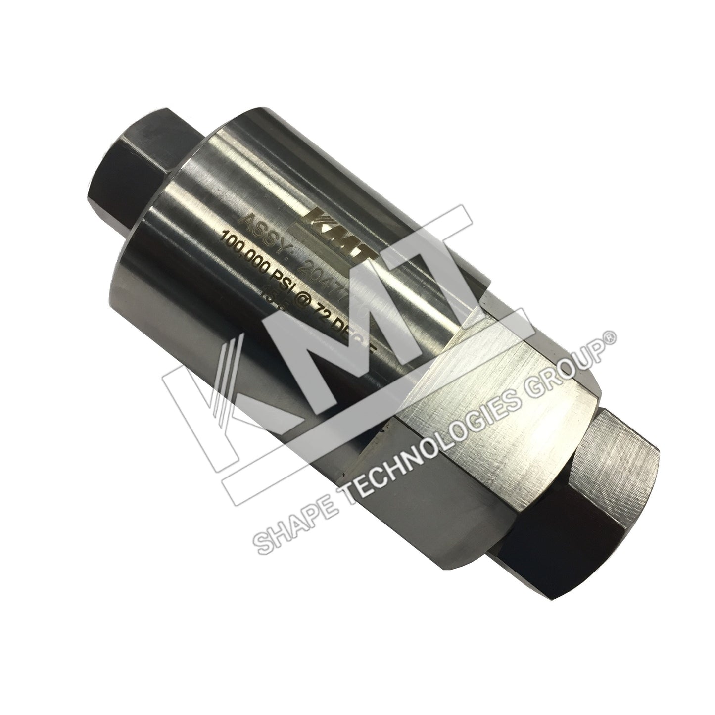 Coupling Assembly, Reducing, UHP, Female to Female, 6.200 bar, KMT WATERJET PART