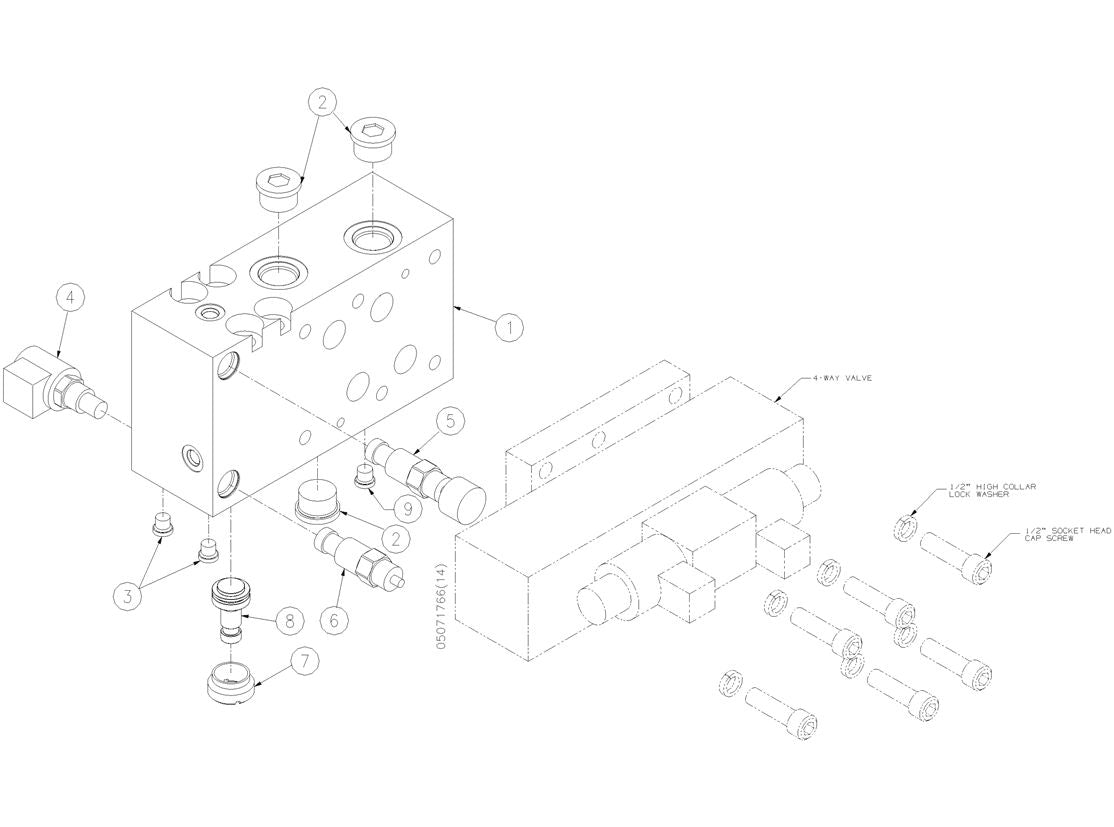 MANIFOLD ASSEMBLY HYDRAULIC