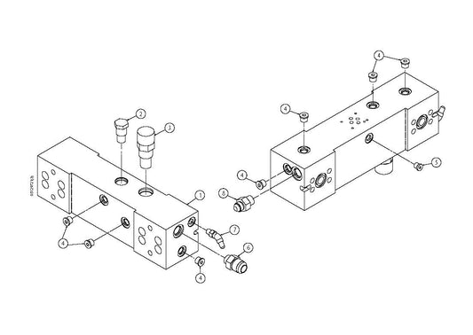 MANIFOLD ASSY. HYDRAULIC