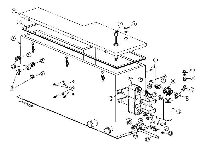 HYDRAULIC RESERVOIR ASSY.