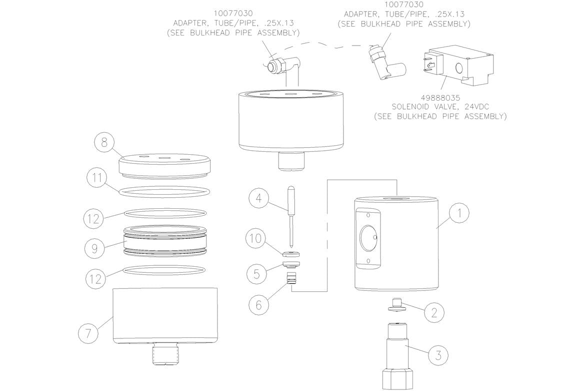 VALVE DUMP HP WATER