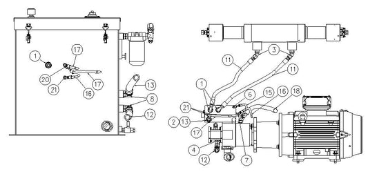 HYDRAULIC HOSE CONNECTIONS