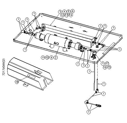 HP WATER ASSY, 2 Liter Attenuator
