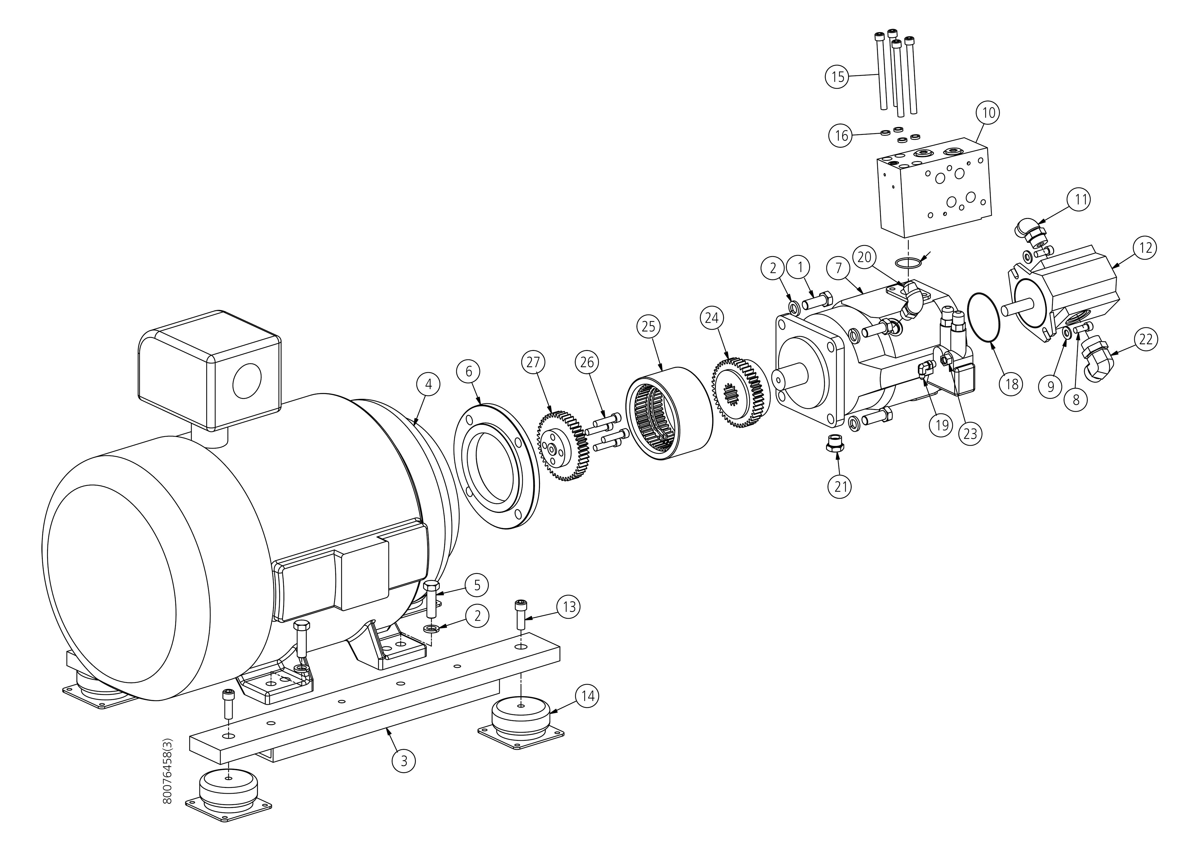 MOTOR/PUMP ASSEMBLY