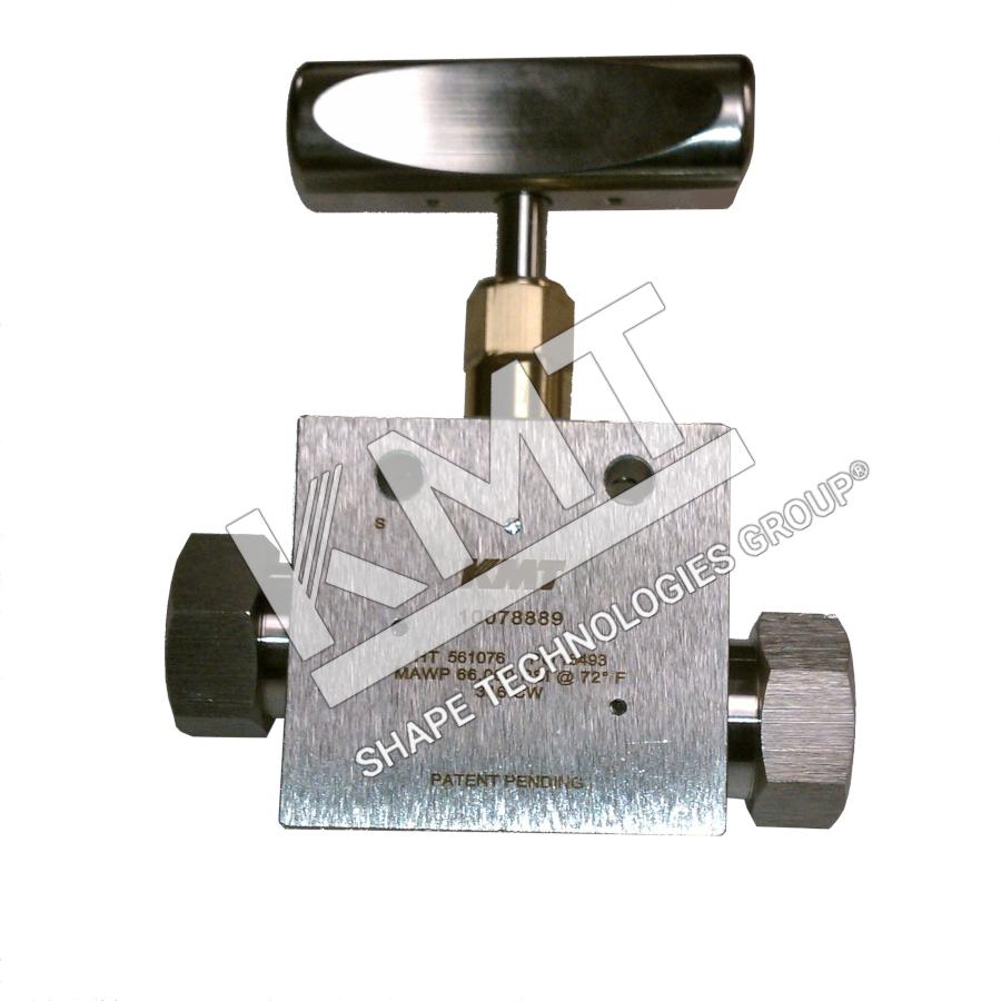 Hand Valve Assembly, HP, Straight, 2-Way, 4.100 bar, KMT WATERJET PART
