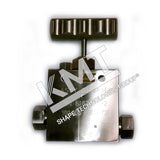 Hand Valve Assembly, UHP, Straight, 2-Way, 6.200 bar, KMT WATERJET PART